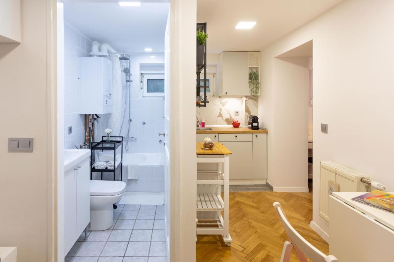 Appartement Modern Studio Near British Square à Zagreb Extérieur photo